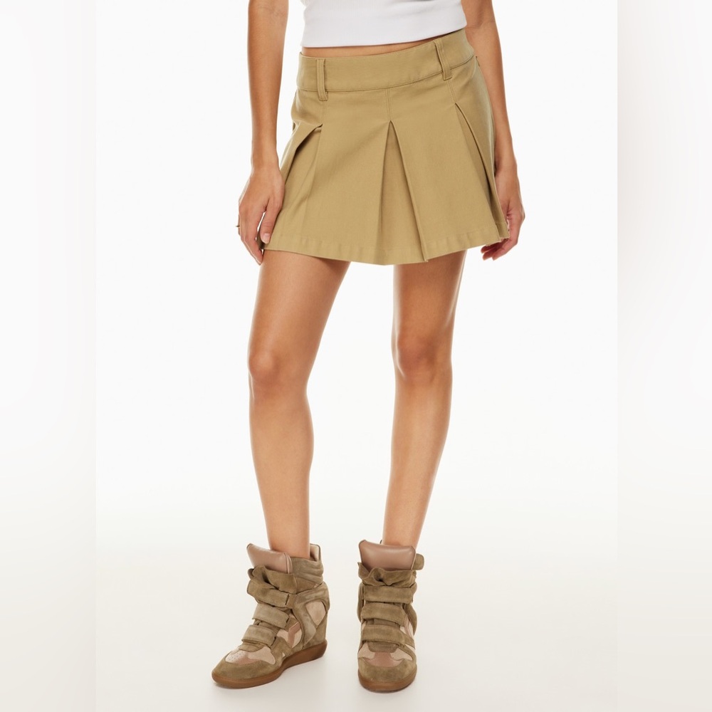 Aritzia Wilfred Free Rodeo Skirt - Gold Camel